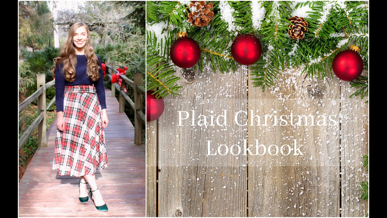 Plaid Christmas Lookbook YouTube