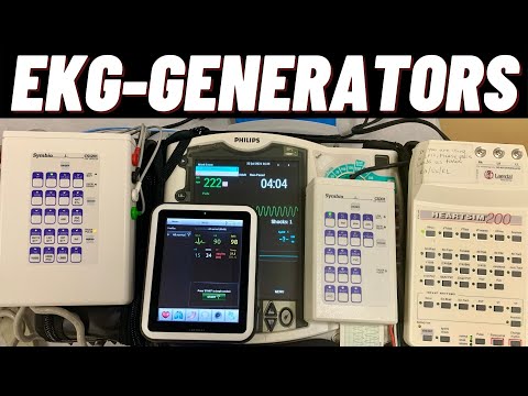 How to connect EKG Rhythm Generators SYMBIO CS1201, SC301, HeartSim 200 to a Monitor/Defibrillator?