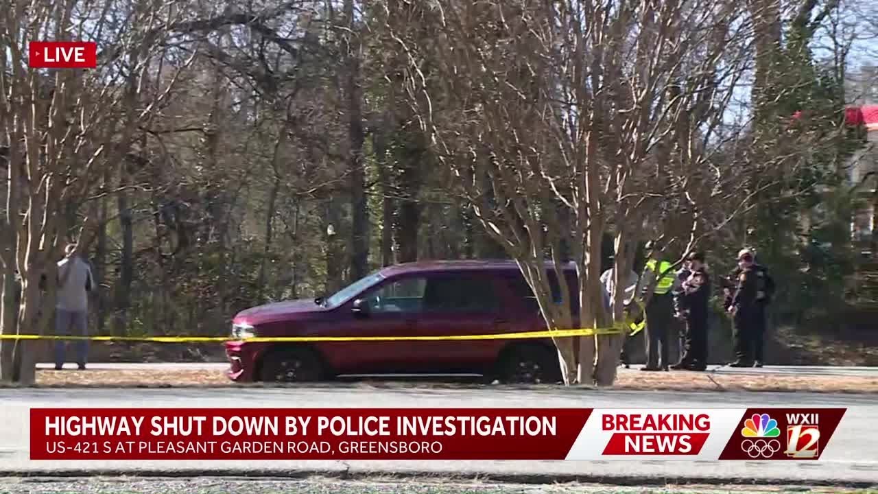 Police: All lanes of US-421 south closed due to investigation in Greensboro