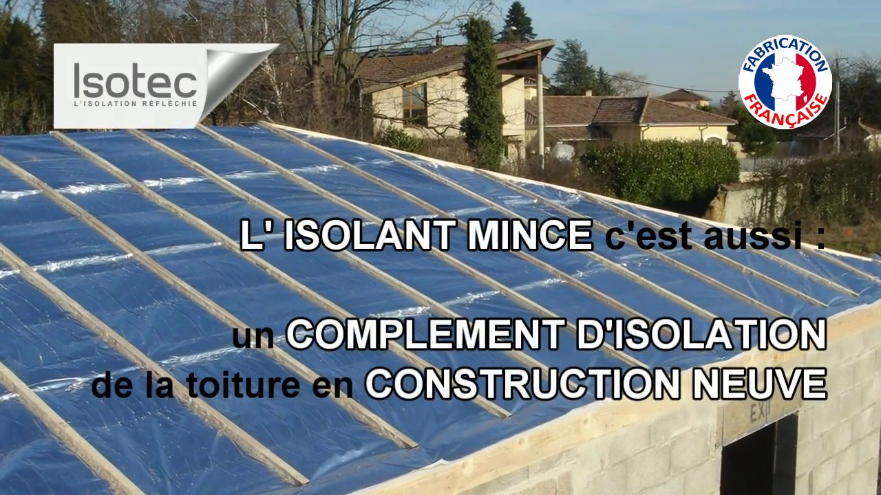 Isolant mince multiréflecteur ISOTEC en isolation de sous