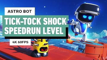 Astro Bot: Tick-Tock Shock Speedrun Playthrough | PS5 Pro 4K 60FPS