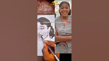 Mercy Johnson Got A Painting From A Fan Shorts Art Youtubeshorts 