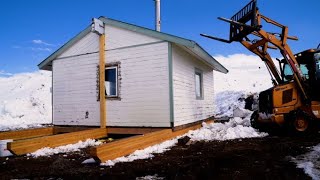 HOW TO MOVE A CABIN!! (Off Grid Alaska)