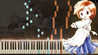 Elli's Theme - Harvest Moon Back to Nature [ Piano Tutorial with Sheets ]