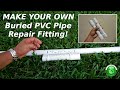 DIY PVC Pipe Repair Fitting!