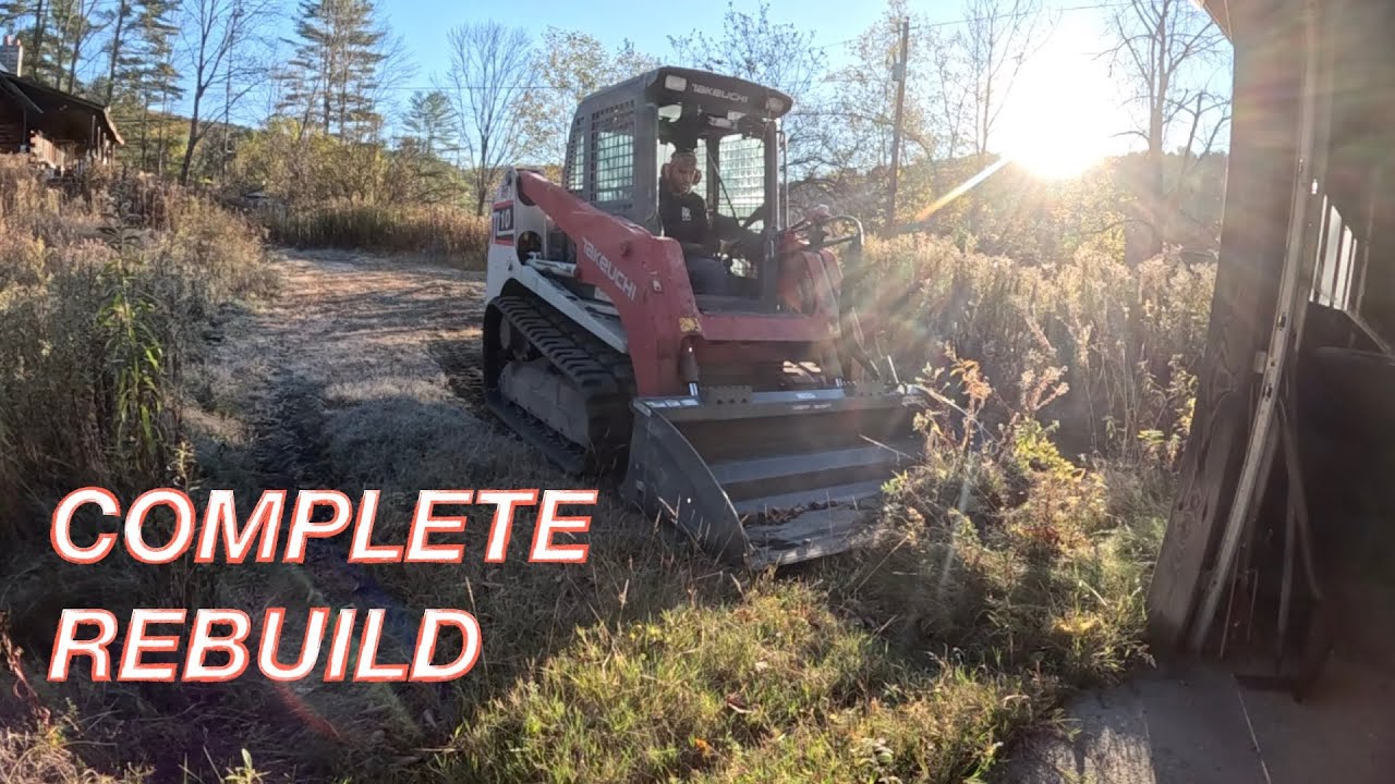 Complete Rebuild of Forgotten Vermont Driveway With Only a Skid Steer