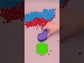 Zen Art 🌸🪶 Oddly Satisfying Colorful Flower Beads Falling | Your Brain will Like this #marblerunbb