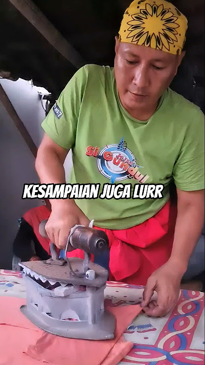 Di India aku setrika pake ini lurr , he he he jaman bapak saya , eh ngalamin juga jadi nya
