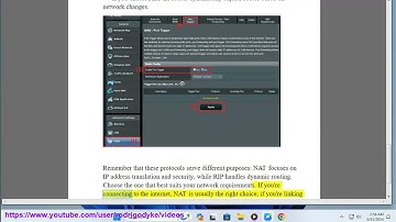 NAT vs RIP Linksys: Detailed explanation.