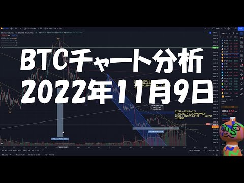 2022年11月9日ビットコイン相場分析