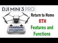 DJI Mini 3 Pro testing the RTH function