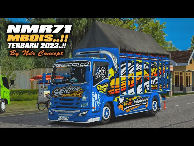 SHARE!! MOD TRUCK ISUZU NMR71 MBOIS TERBARU 2023 || MOD BUSSID TERBARU class=