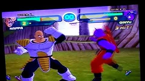 Dragon Ball Z Budokai(Gamecube)-Nappa vs Ginyu II