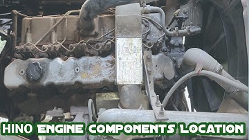 [Hindi] Ashok Leyland Hino Engine Components Location & Explain. Auto Space.