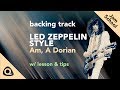 Led Zeppelin Style Guitar Backing Track in A minor