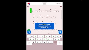 Cryptogram: The Solution For Level 262! - Step by Step Word Brain Puzzle