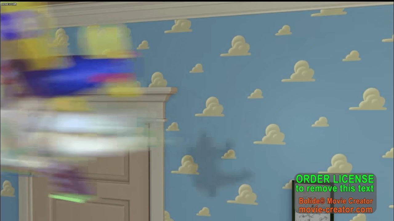 Toy Story Buzz Lightyear and airplane mobile flying around in circles