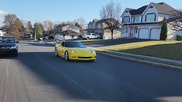 My C6 with Texas Speed stainless steel long tube headers