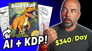 Using AI to Create a Kids KDP Coloring Book From Scratch - Make Money Online with KDP