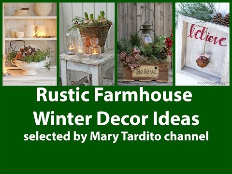 Winter Rustic Farmhouse Decor Ideas