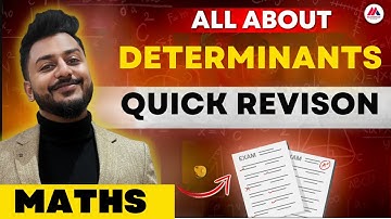 ISC कक्षा 12 2024-25 के लिए यश माहेश्वरी सर द्वारा निर्धारकों का गहन पुनरावलोकन