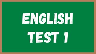 English Quiz Bee | Test 1 | High School Level | brainYs