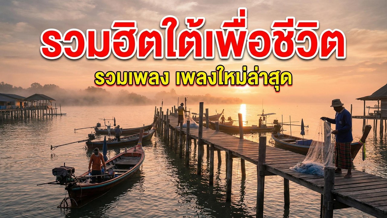 🎵คัดเน้นๆ! มนต์รักปักษ์ใต้ | รวมเพลงรักคนใต้ ฟังสบาย อบอุ่นหัวใจ