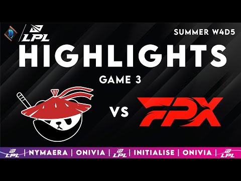 AL vs FPX Highlights Game 3 — LPL 2025 Split 3 — Anyone's Legend vs FunPlus Phoenix by Onivia