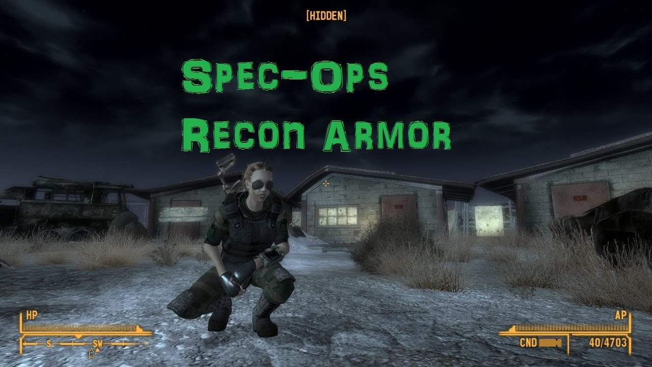 Spec Ops Recon Armor Mod In Fallout New Vegas Youtube