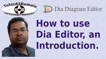 How to use Dia Editor : An Introduction