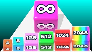 Jelly Run 2048 Puzzle : Merge Cube Game, No Ads Gameplay (New Update) screenshot 3