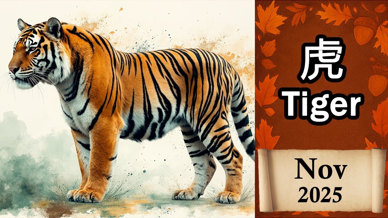 Tiger – November 2025 – Chinese Zodiac Horoscope - YouTube