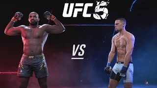 Jon Jones vs Nate Diaz - CPU vs CPU - UFC 5