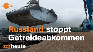 Ukraine Explosion Auf Der Krim-Brücke Und Getreideabkommen Gestoppt Mittagsmagazin