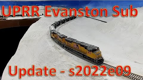 S2022E09 - Model Train Layout Built for Operations and Realism. First trains run through Castlerock.