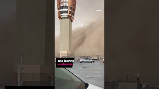 Arizona's largest airport is back up and running after a dust storm slammed into Phoenix on Monday.