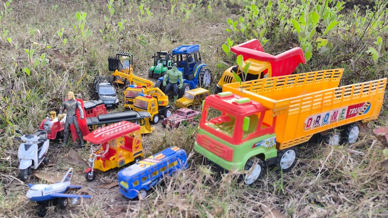 tractor dumper cartoon video mini tractor trolley JCB gadi