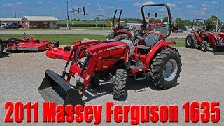 Sold 11 Massey Ferguson 1635 Hydrostat Compact Tractor Youtube