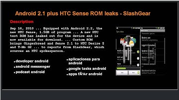 Android 2.1 plus HTC Sense ROM leaks - SlashGear