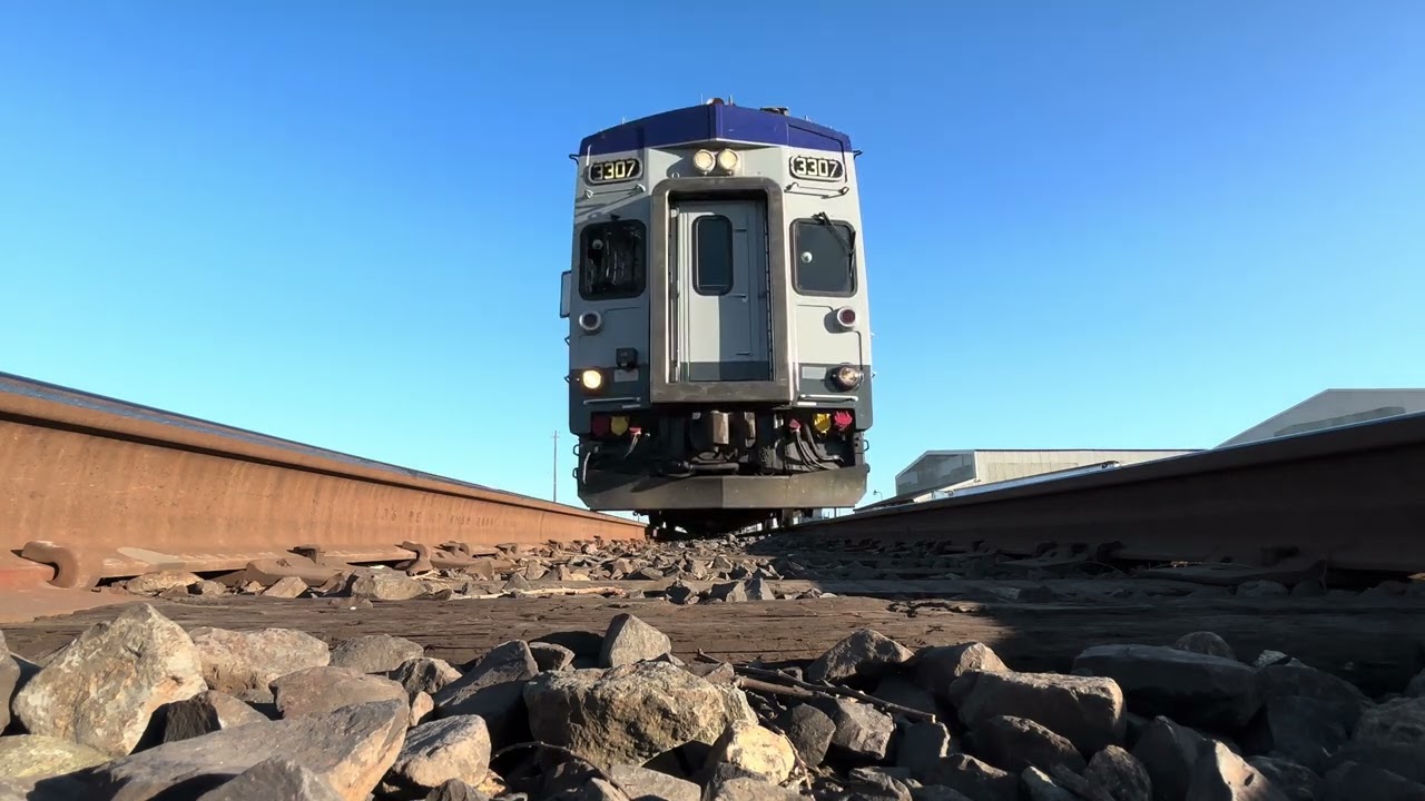 ACE Passenger Train Runs Over Camera 