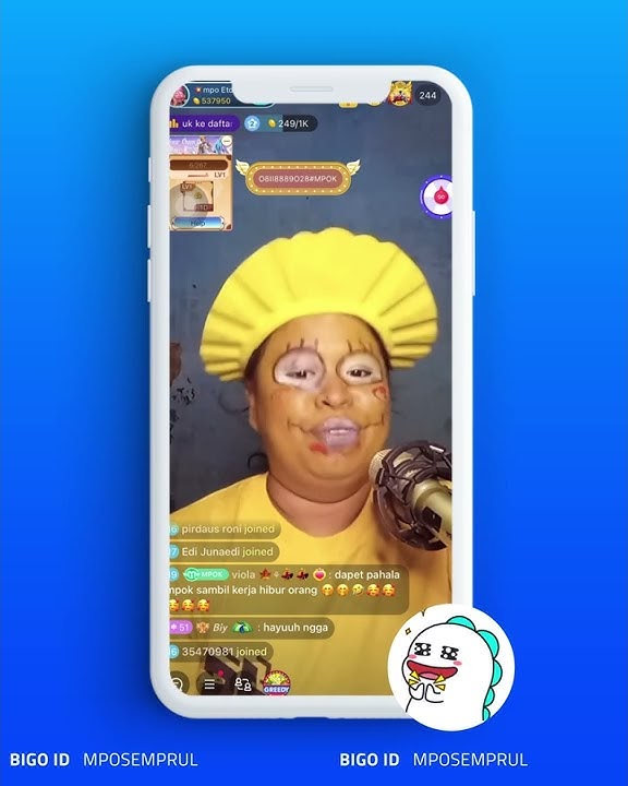 Ketawa Ngakak Bareng Mpo Etdah Hanya di Bigo Live✨