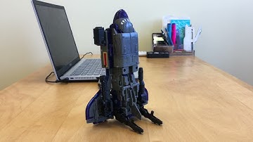 Transformers ASTROTRAIN Siege/Earthrise: Alt Weapons Configuration (& STAND) in Shuttle Mode #2