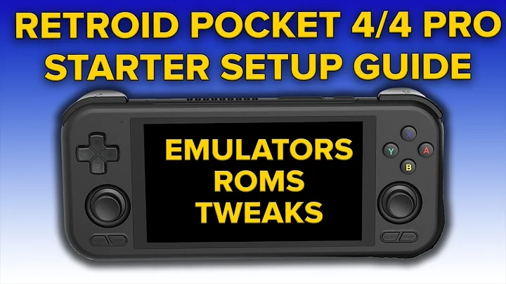 Retroid Pocket 4/4 Pro Starter Setup Guide (Emulators, Roms, Tweaks)