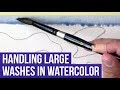 6 Tips for Handling Large Washes in Watercolor