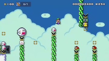 Mario Maker 2: Another Hard Shell Jumping Level