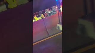 Accident on RFK BRIDGE #cinematic #manhattanskyline #madisonave #fire #accident #manhattan