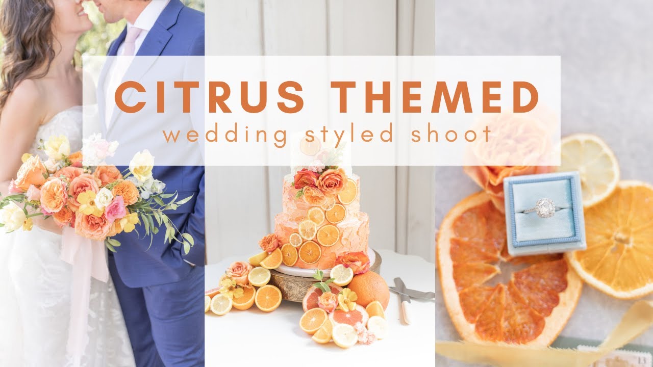 Citrus Theme Wedding Styled Shoot | The Styled Event