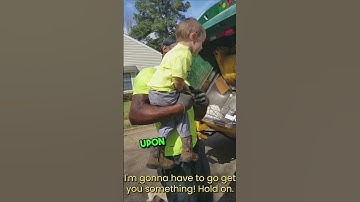 This Garbage man did something incredible 😲❤️ #shorts