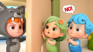 Download Lagu Knock Knock, Who's at the Door? | Home Safety Song | Nursery Rhymes | Elementies - Kids Songs MP3