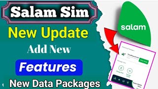 Salam Mobile Data SIM New Update | Salam Mobile New Internet Packages | Salam App New Features screenshot 2